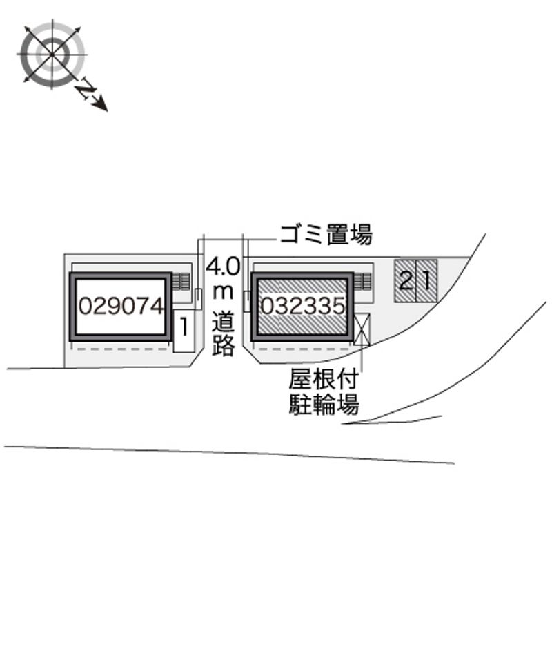 レオパレスイルニードⅡ 配置図