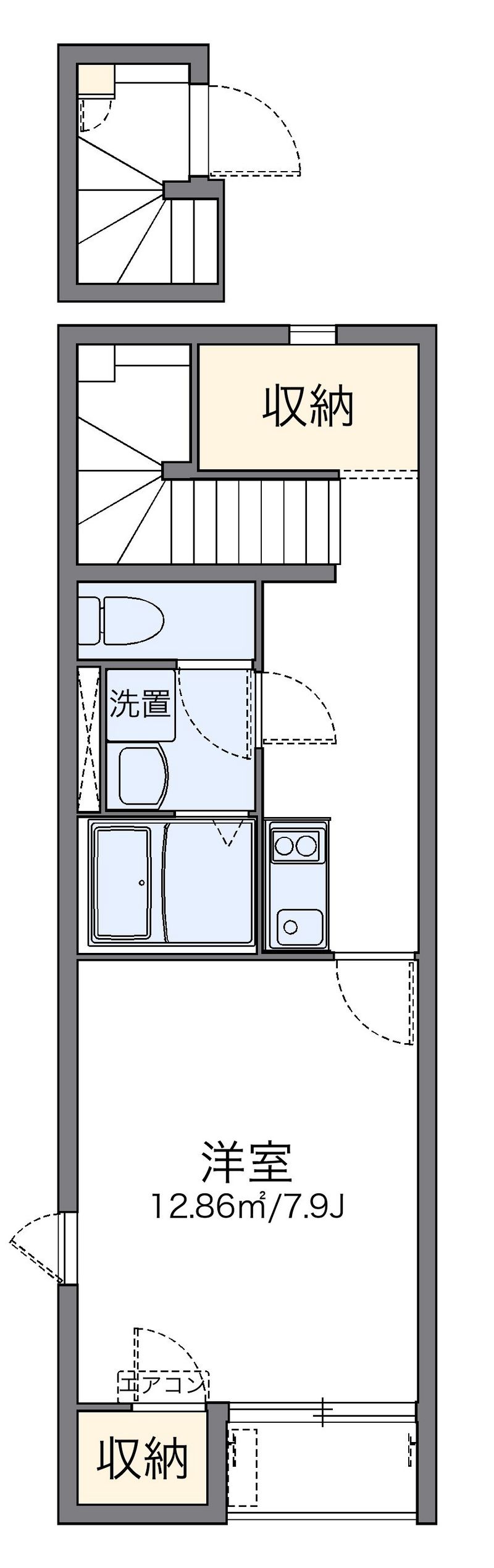 レオネクストプルニエ五日市 間取図