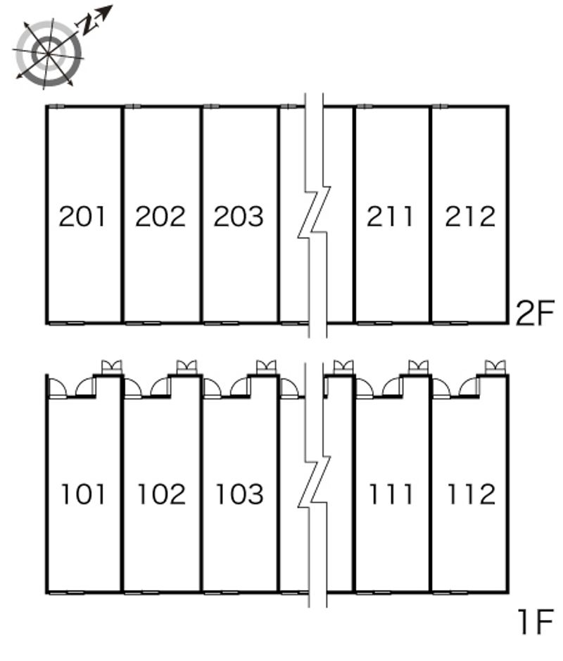 レオパレス翔 間取配置図