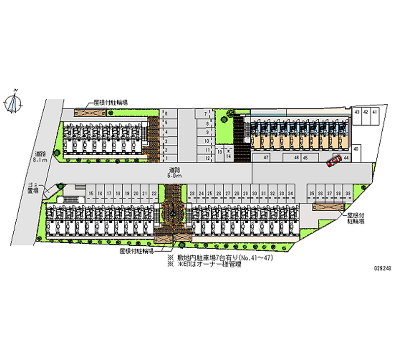 29248 bãi đậu xe hàng tháng