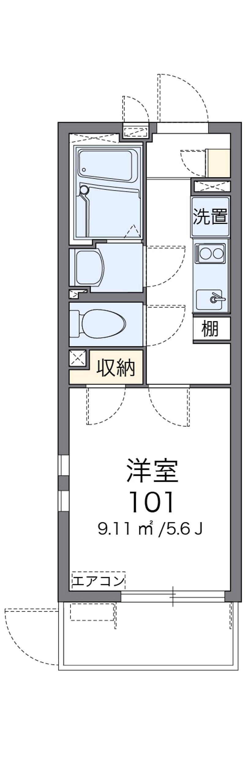 クレイノジャバ石井 間取図