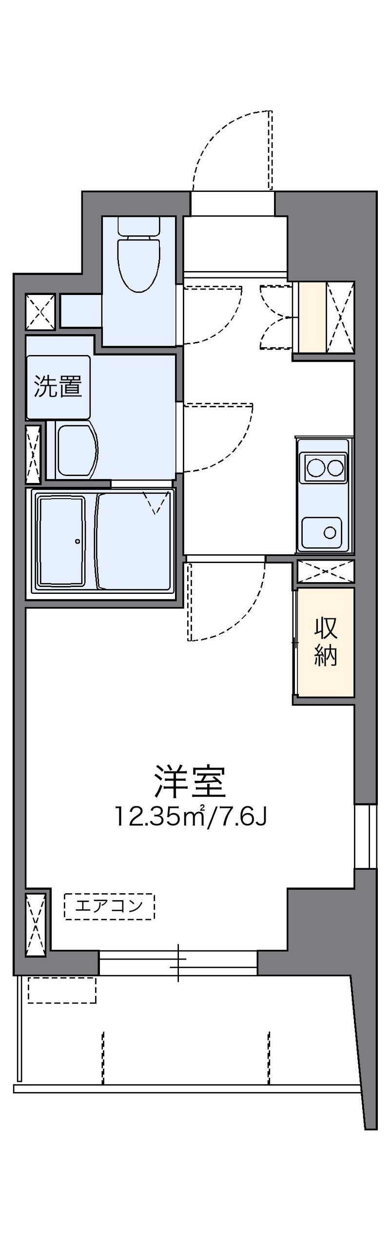 レオネクストウィスタリアⅢ 間取図
