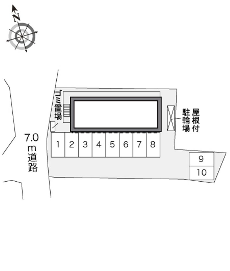レオパレスクレール 配置図