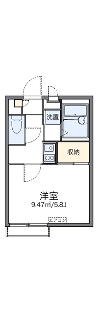 レオパレス住吉５ 間取り図