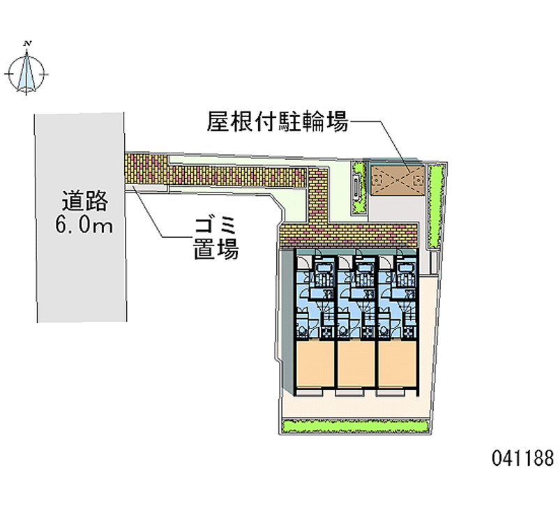 レオネクスト等々力 区画図