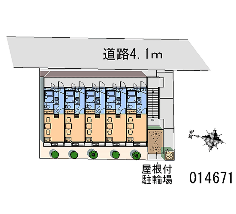 レオパレスＰＡＲＡｉＳＯ 区画図