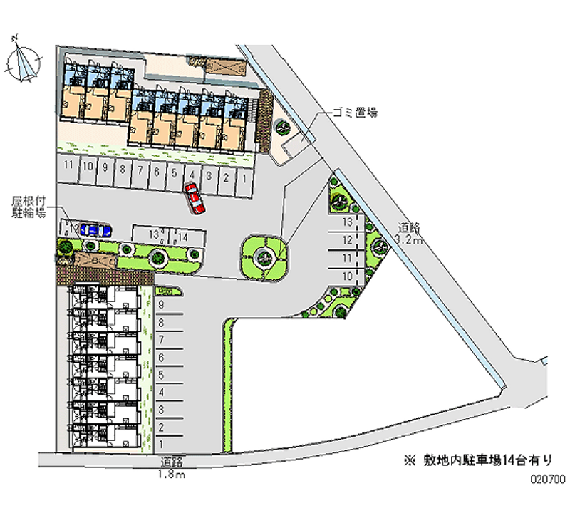 20700月租停車場