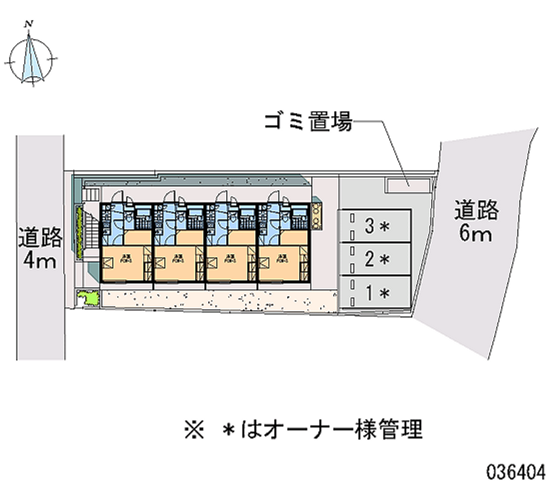 レオパレスセトガヤ 区画図