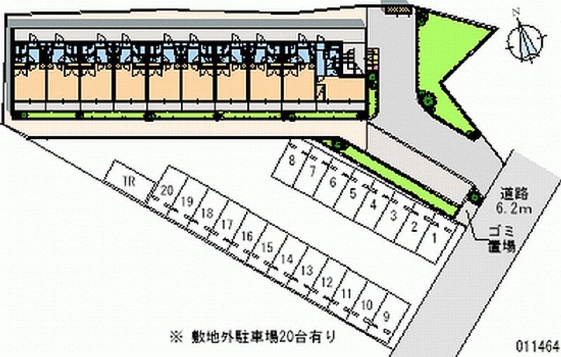 11464 Monthly parking lot