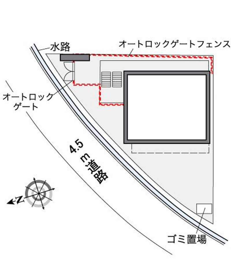 レオパレス原木 配置図