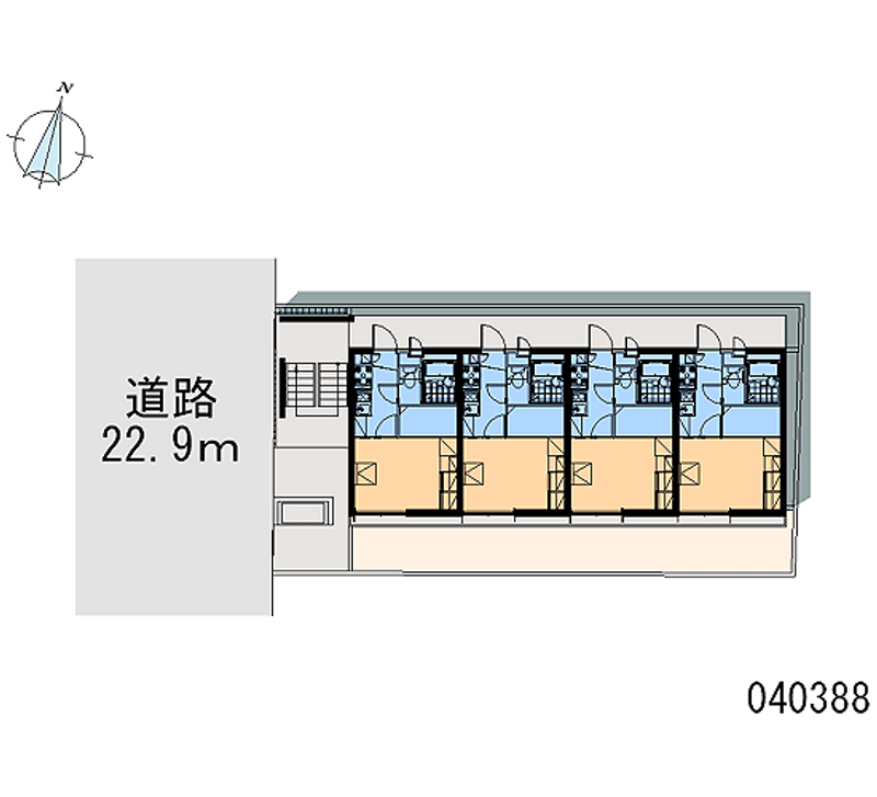 レオパレスオブリカーサ 区画図