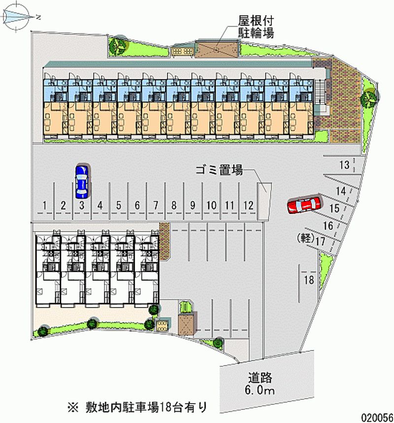 レオパレス太陽 月極駐車場