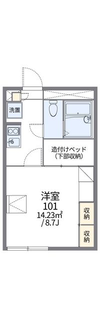 レオパレスＳｅａｓｉｄｅⅢ 間取り図