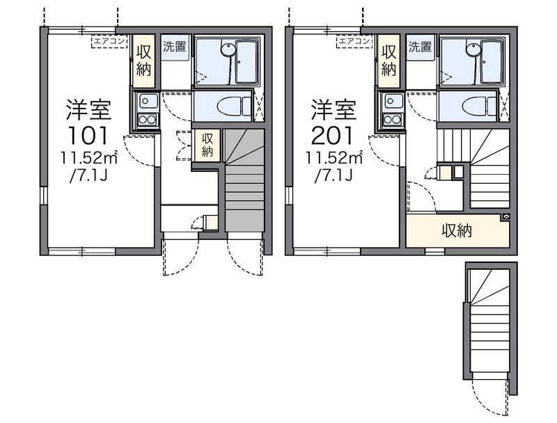 レオネクストカームネス　泉 間取図
