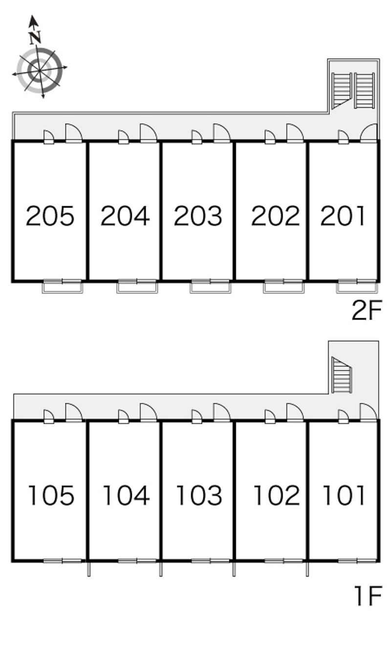 レオパレスＰａｒｋｓｉｄｅ橘 間取り配置図