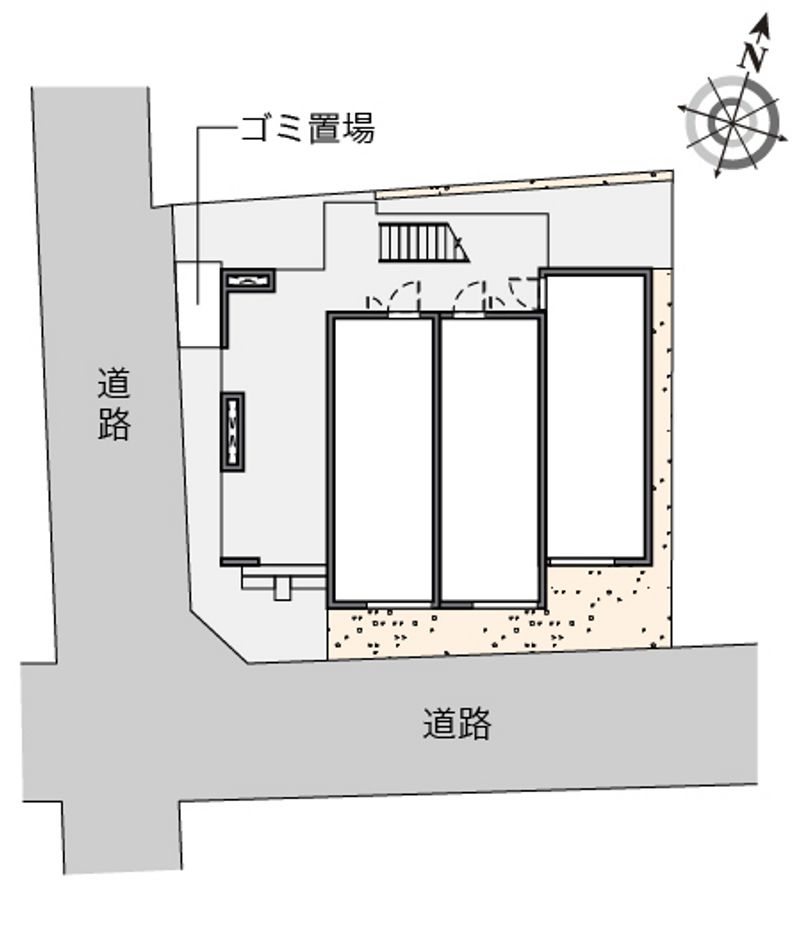 クレイノカサ　リリオⅢ 配置図