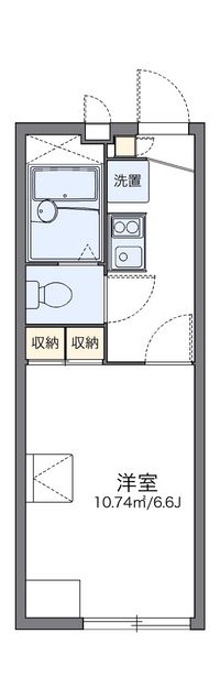 レオパレスホクト 間取り図