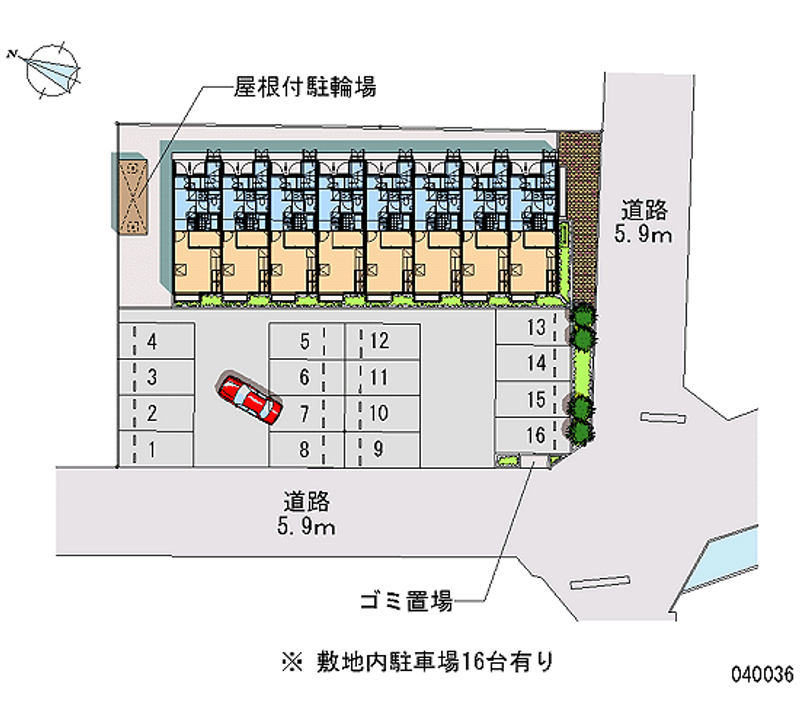 レオパレス出水 月極駐車場