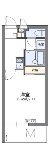 レオパレスカリー 間取り図