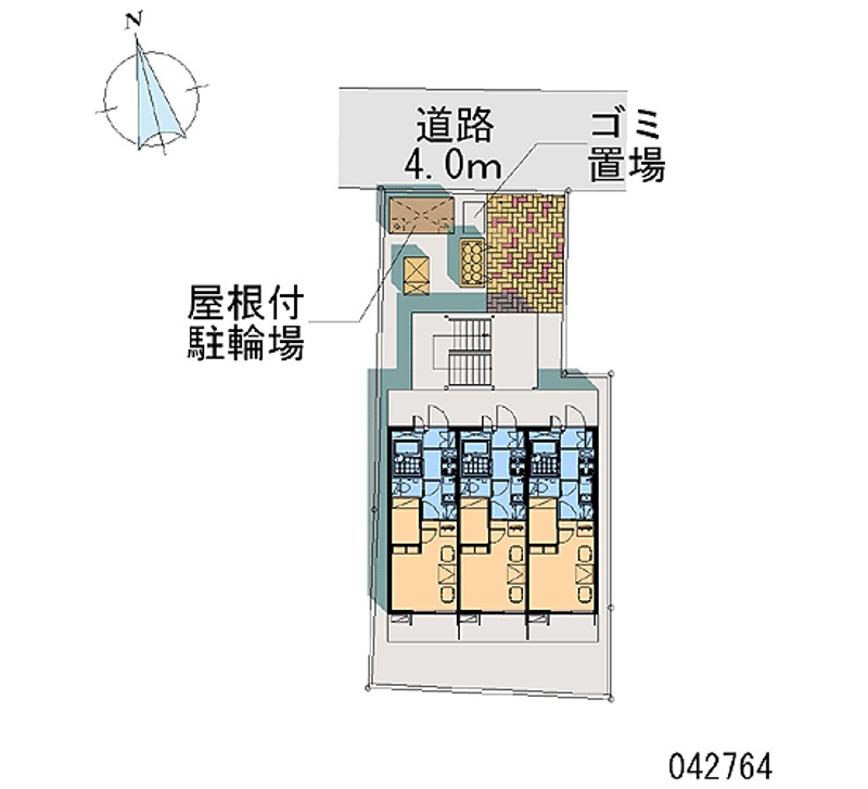 レオパレスひまわり 区画図
