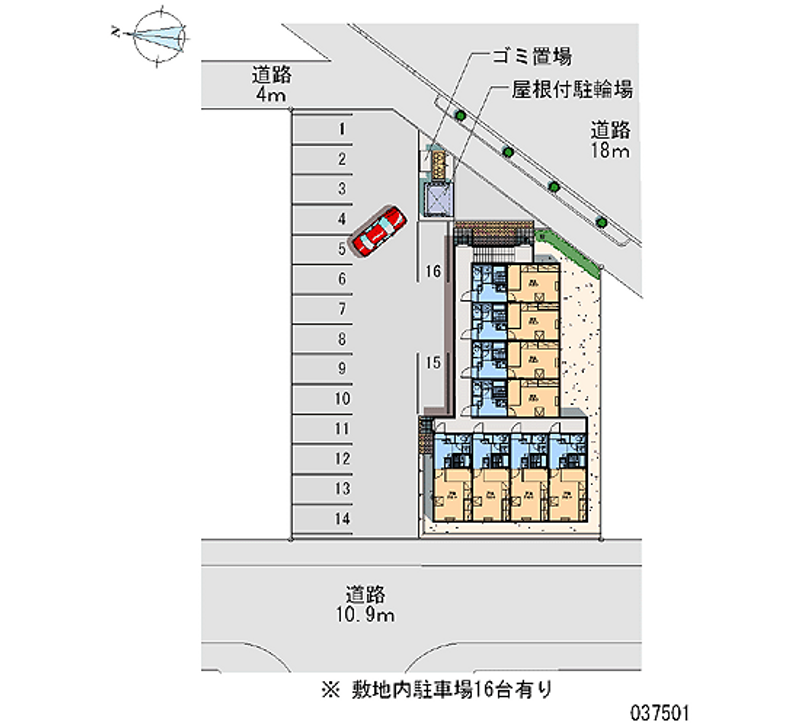 37501 Monthly parking lot