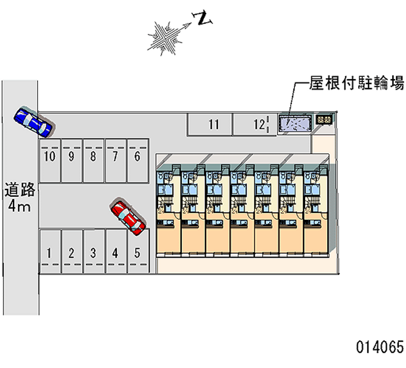 レオパレスオオルリ 月極駐車場