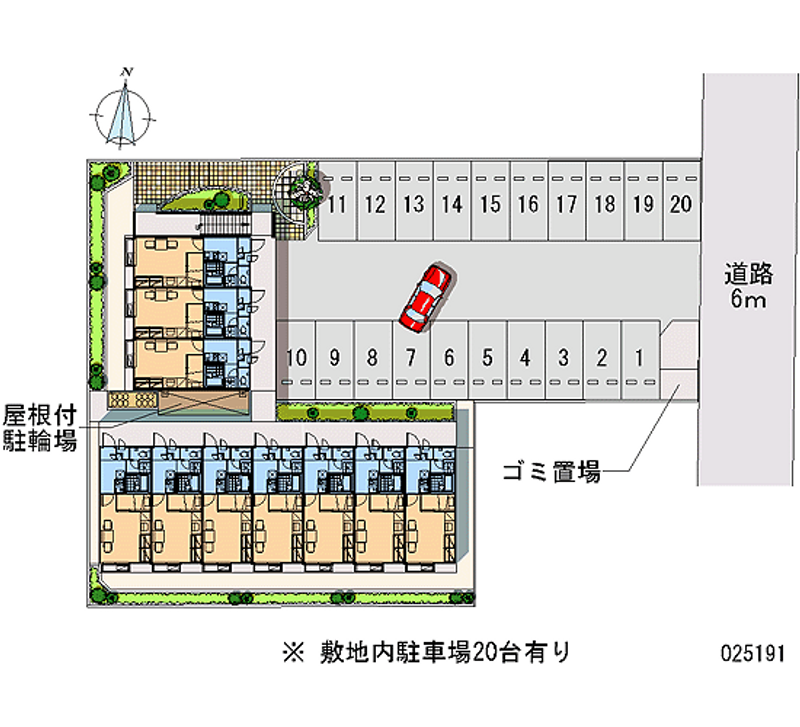 25191 Monthly parking lot