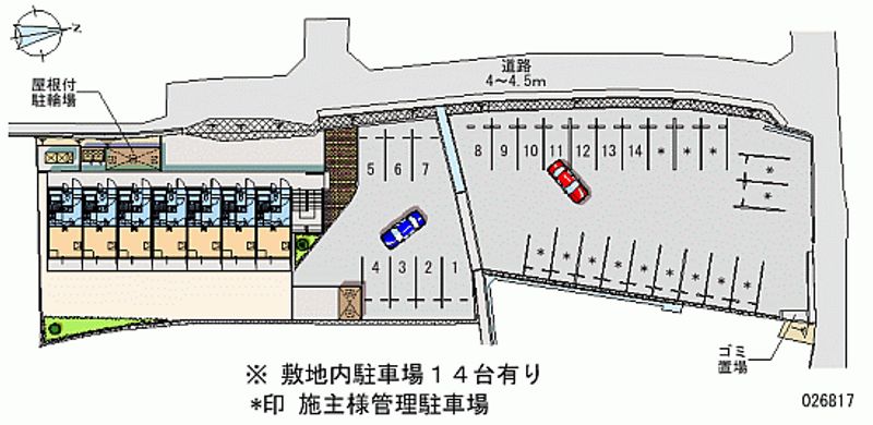 レオパレスラフィーナ 共用部分