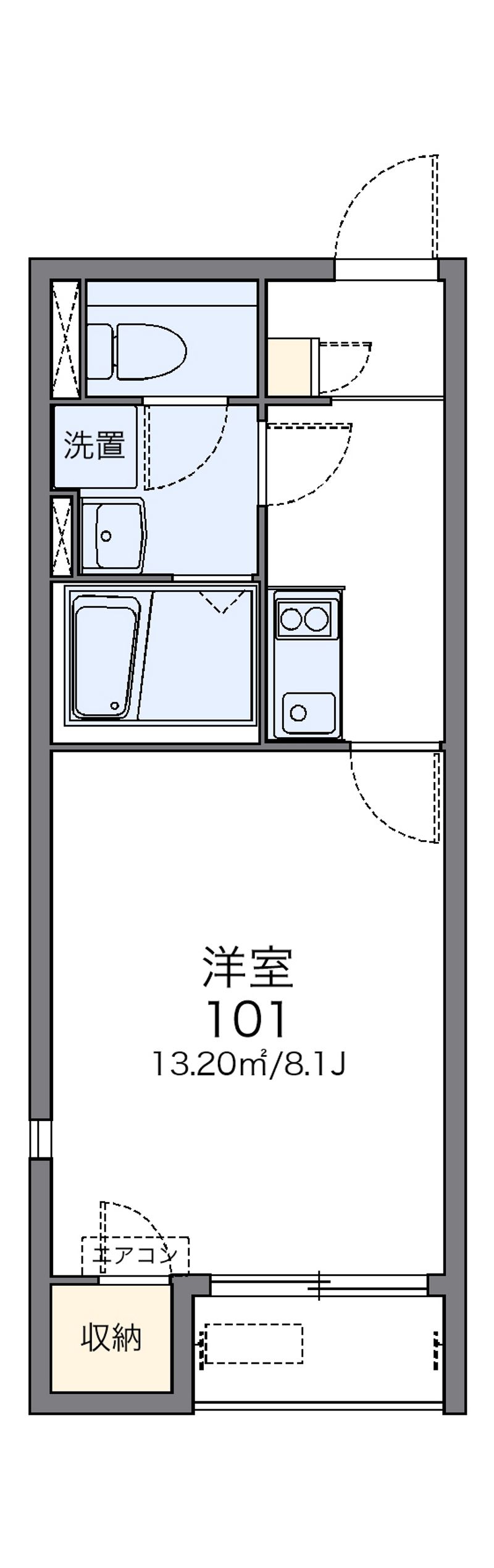 レオネクストまるた 間取図