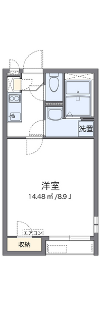 クレイノアペルト泉佐野Ⅱ 間取り図