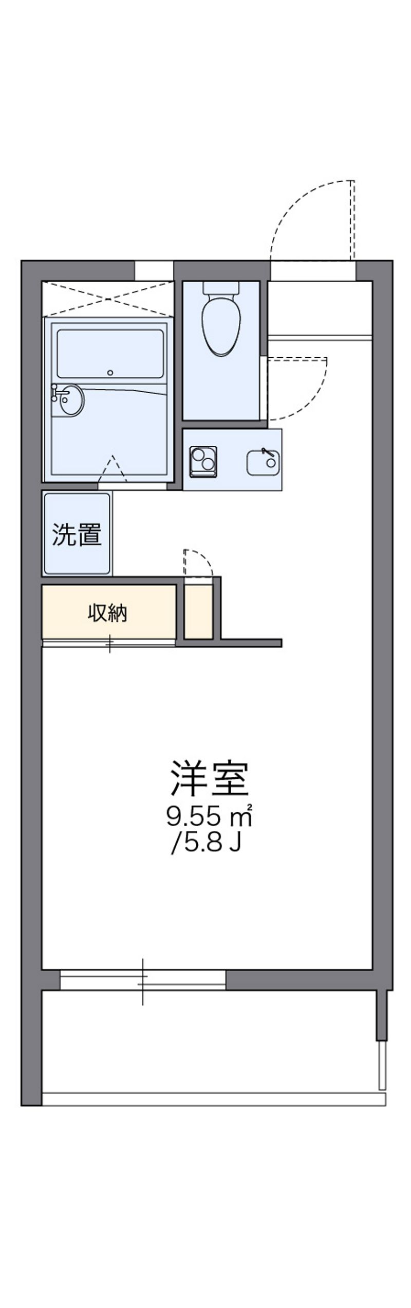 レオパレスＴＮ 間取図