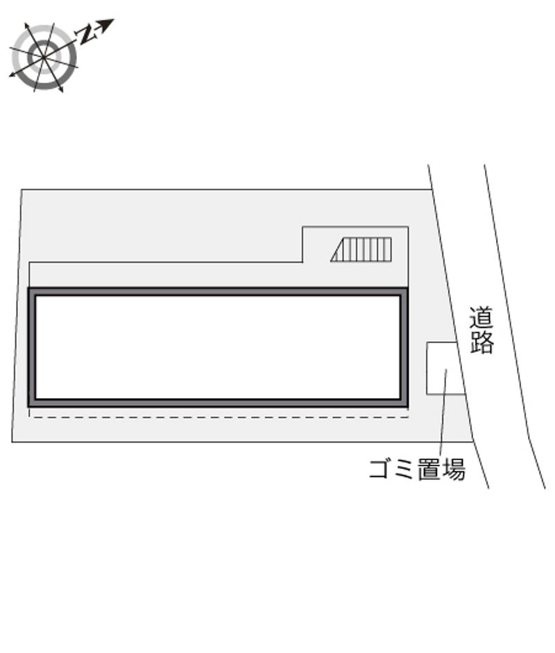 レオパレススプルース元木Ⅰ 配置図