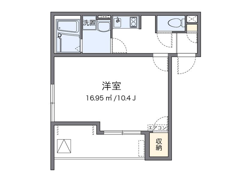 レオネクストシルビー赤坂 間取図