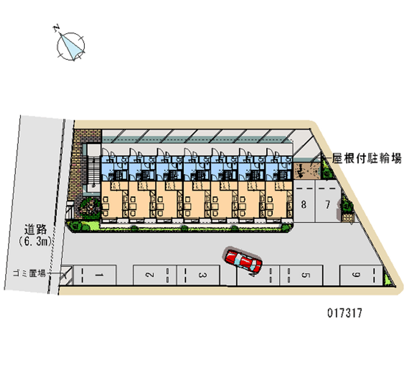 17317 Monthly parking lot