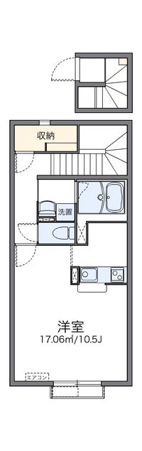 レオネクストドミール長須賀 間取り図