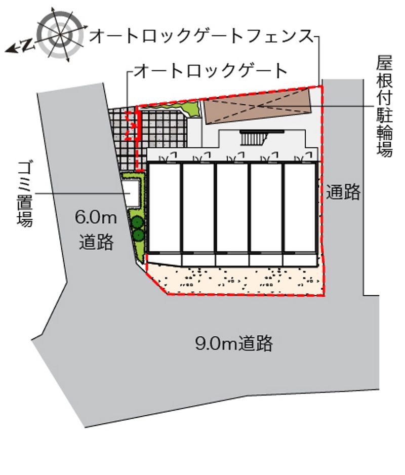 レオパレスＳｅｎｓｕｉⅢ 配置図
