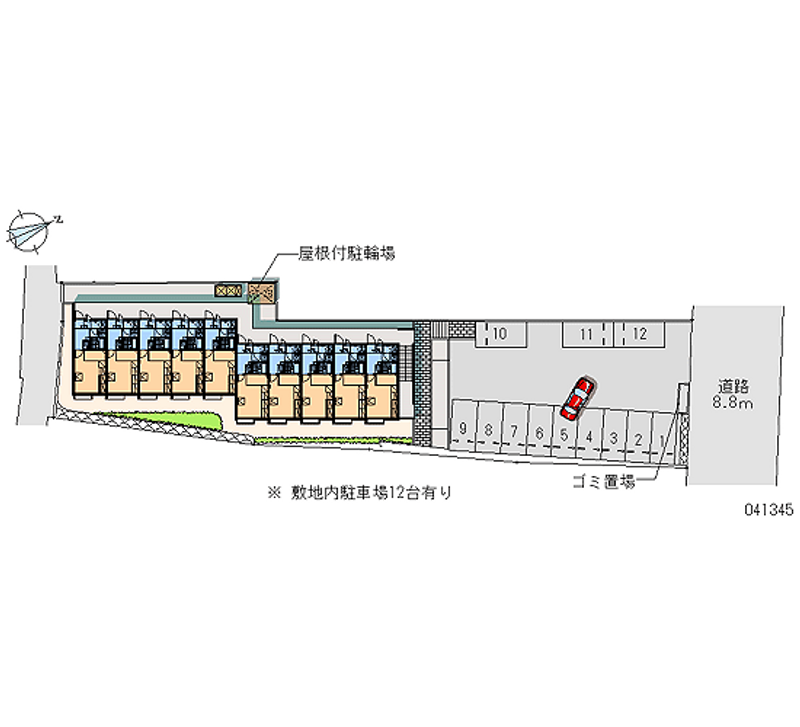 レオパレス首里城下町 区画図