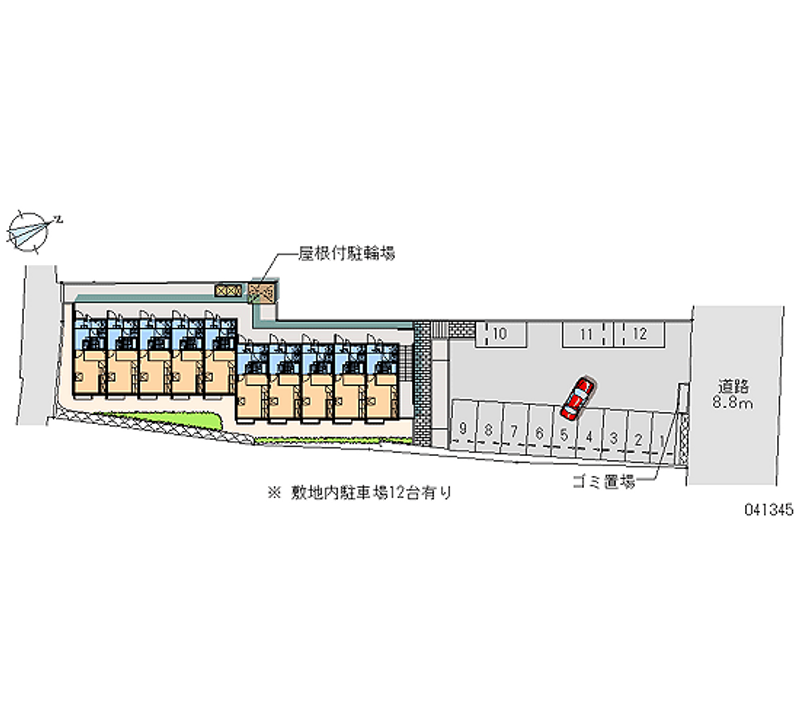 41345 bãi đậu xe hàng tháng