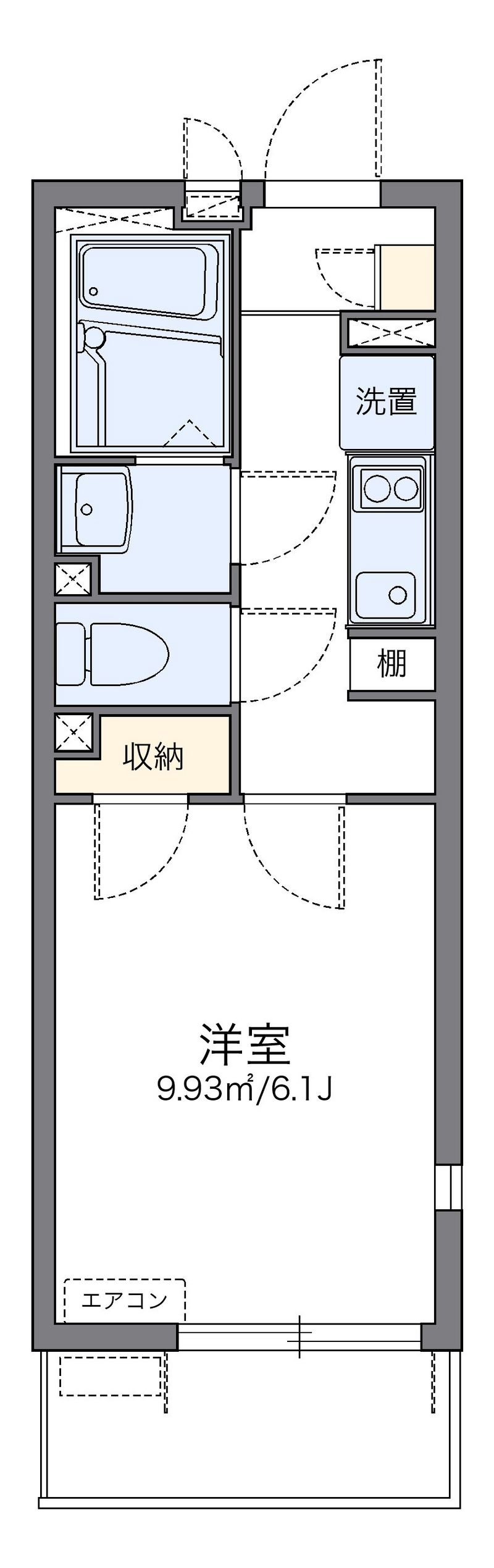 レオネクストラグレージュⅢ 間取図