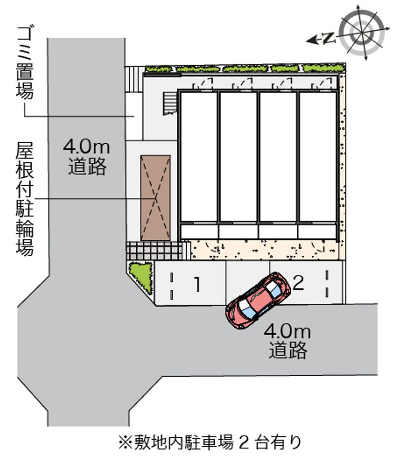 クレイノ楓 配置図