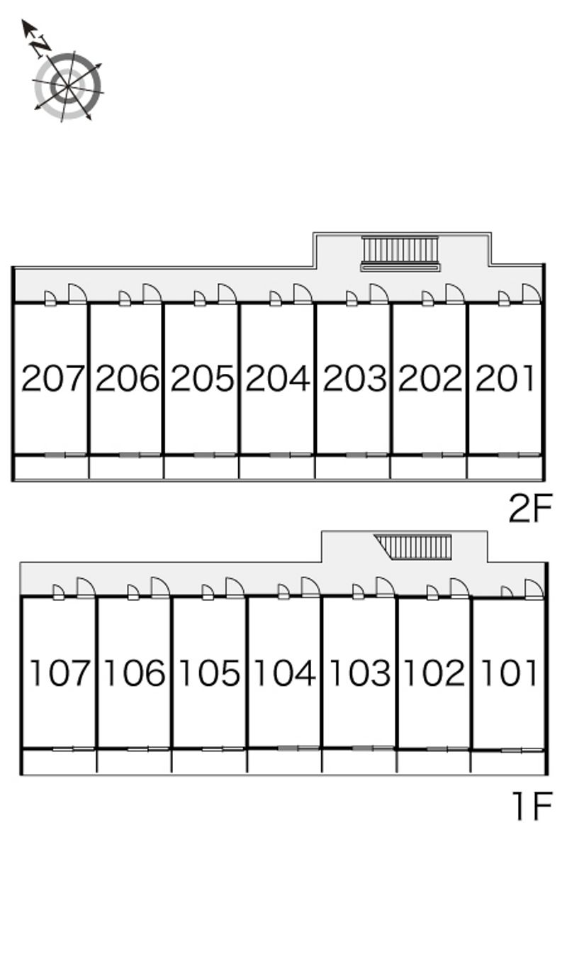 レオパレスソフィア　オオタ 間取配置図