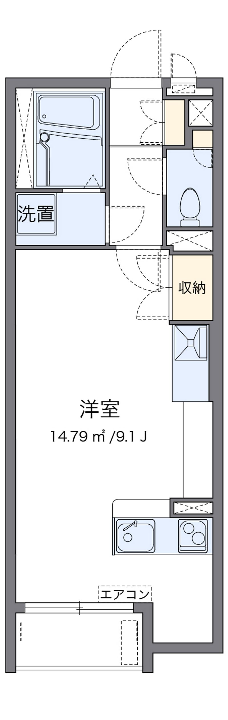 ミランダサクラ　リア 間取図