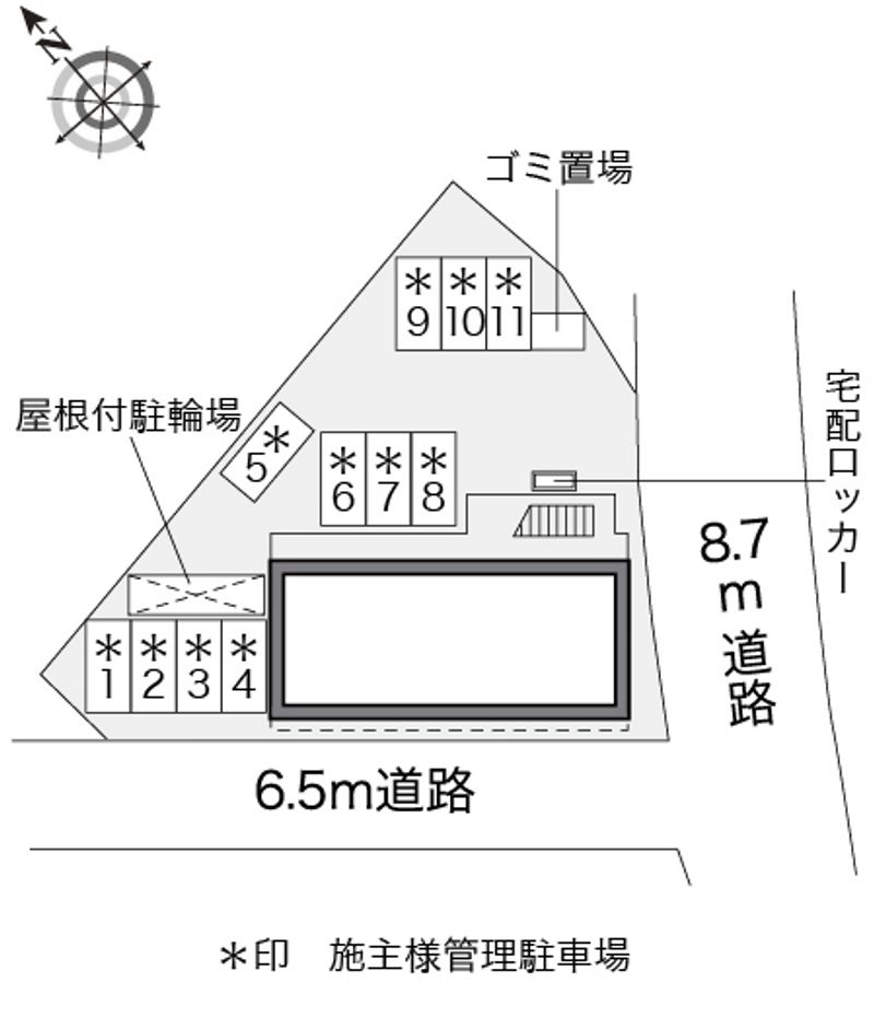 レオパレス高幡 配置図