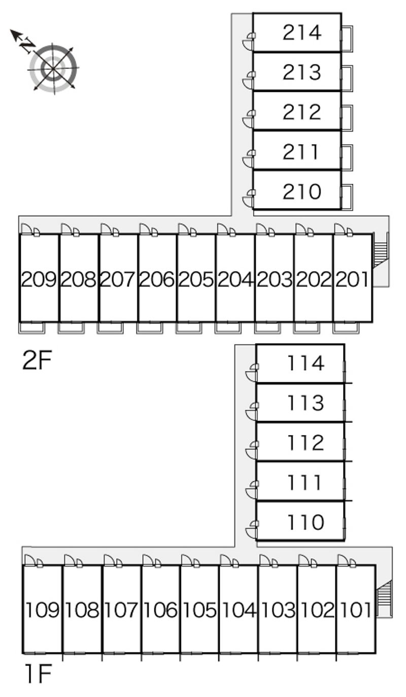 レオパレスＫ 間取配置図