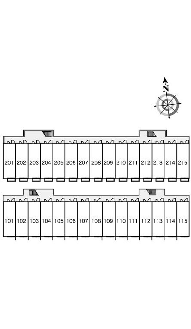レオパレス雅 間取配置図