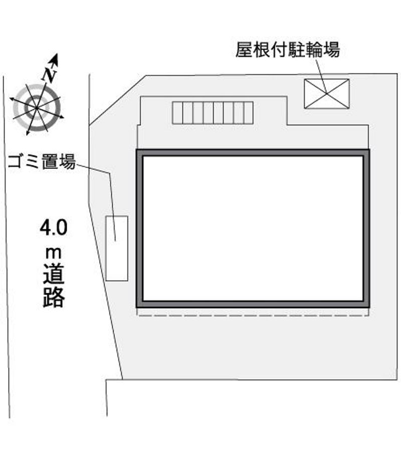 レオパレスレストローズ 配置図