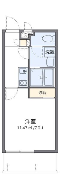 クレイノＲＯＫＩＡ 間取り図