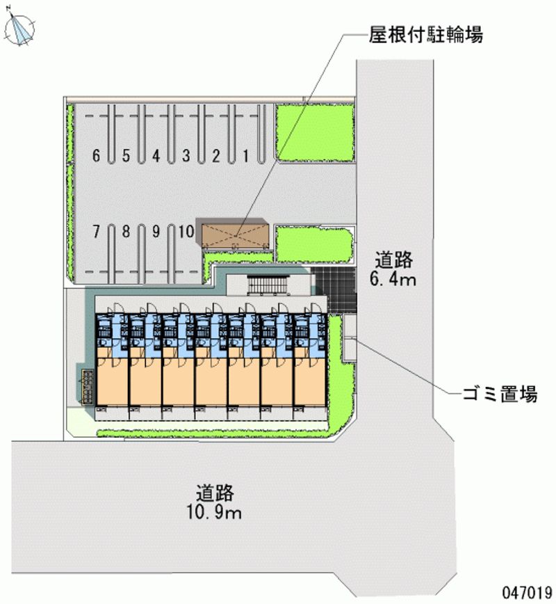 レオパレス田面 月極駐車場