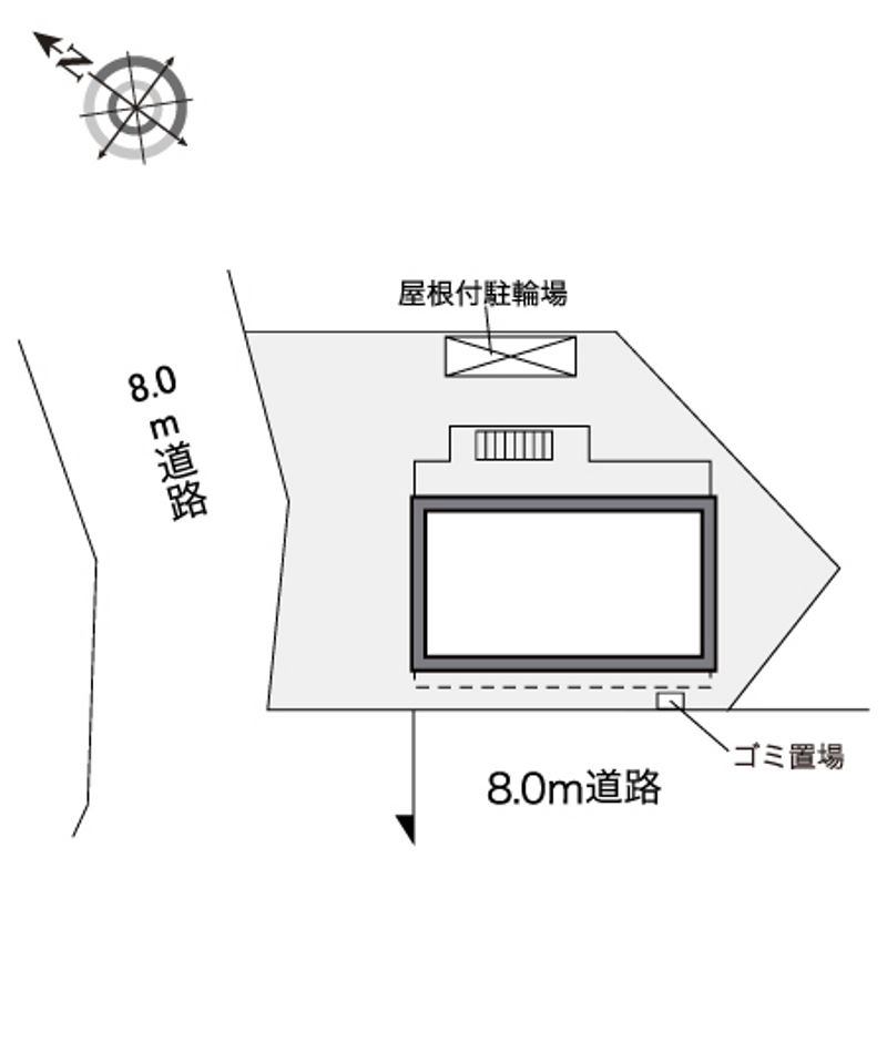 レオパレスＥＬＡＮⅡ 配置図