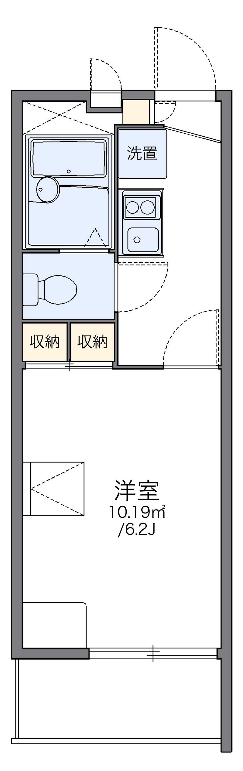 レオパレスセルサスⅡ 間取図